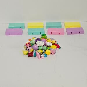Shopkins Lot of 50 Various Seasons Metallic Musical Food Charms No Duplicates